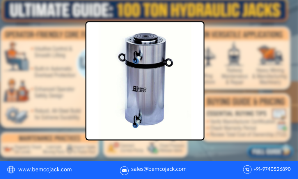 100 ton hydraulic jacks